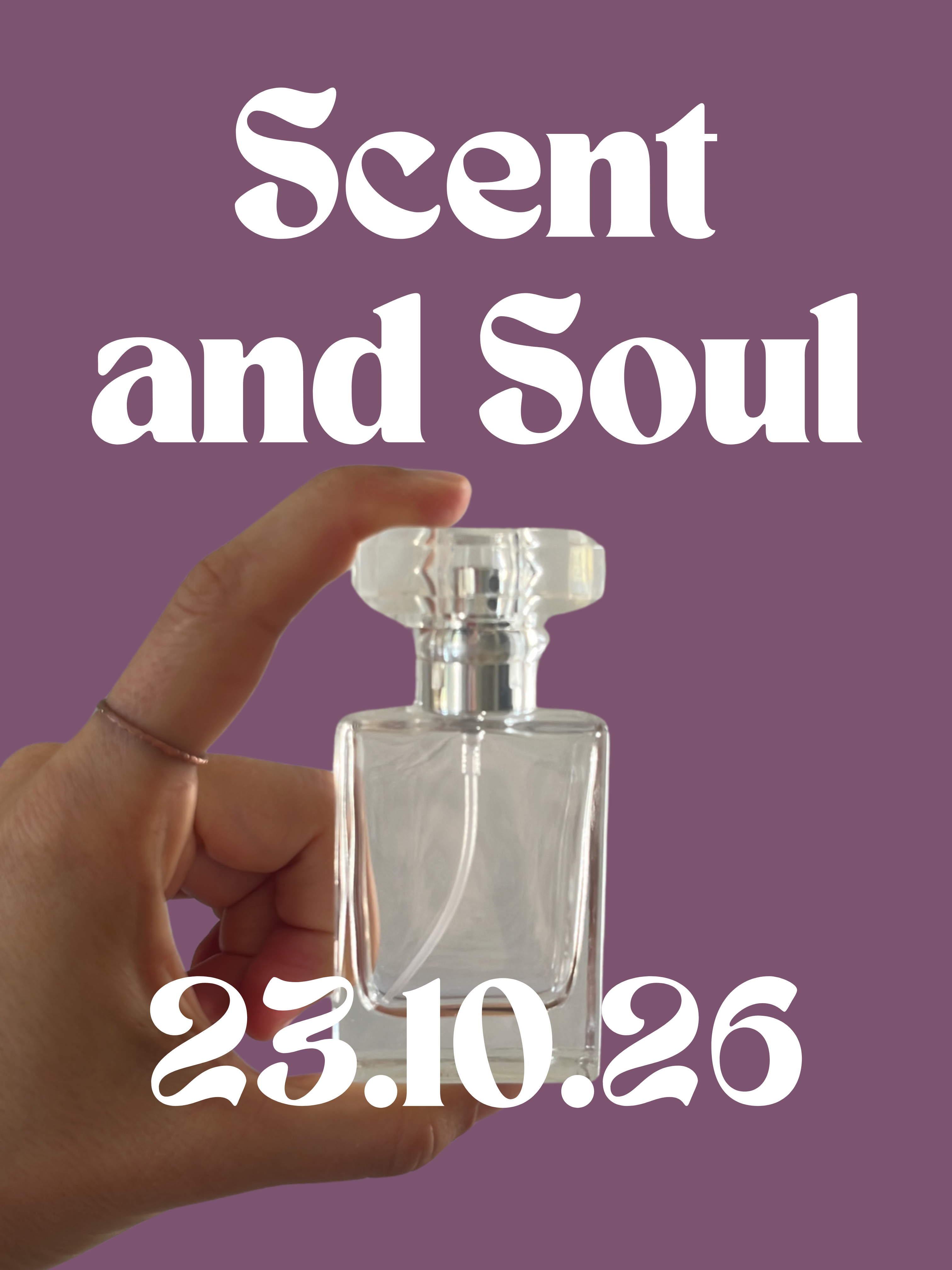 Workshop: Scent and Soul am 23.10.26